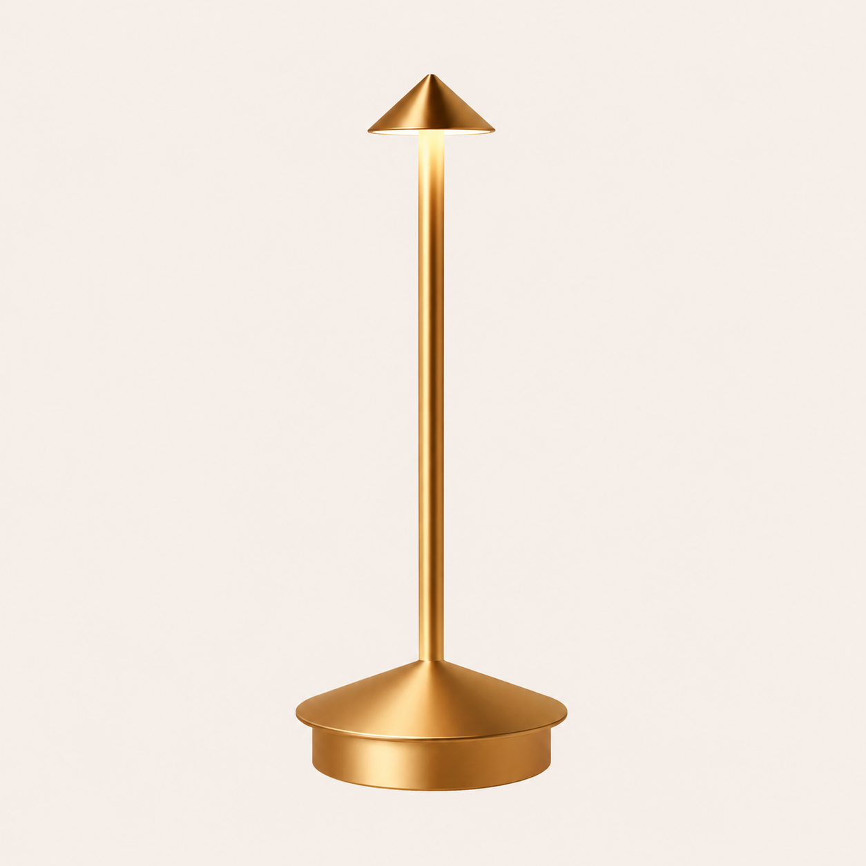 Tischlampe Skandinavisch – Warmes Licht, 28,5 cm, Minimalistisches Design, Wohnzimmer