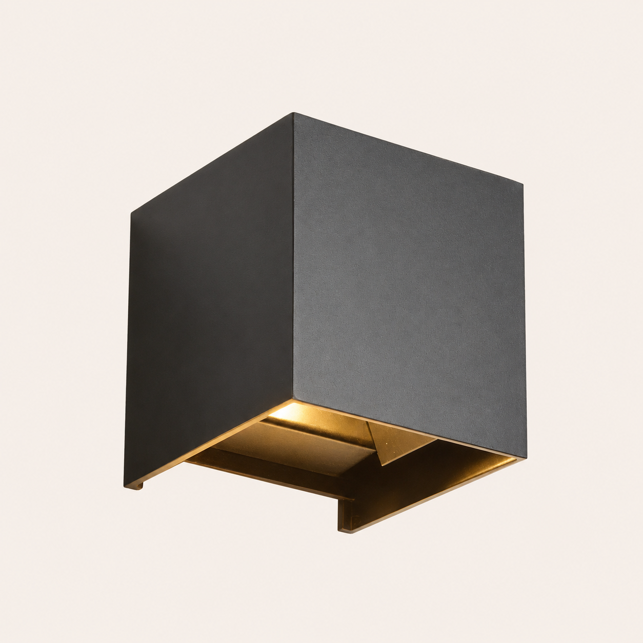 LED Wandleuchte Kabellos – Bewegungsmelder, Akku bis 20 Tage, 2 Modi, Aluminium, 9×9×9 cm