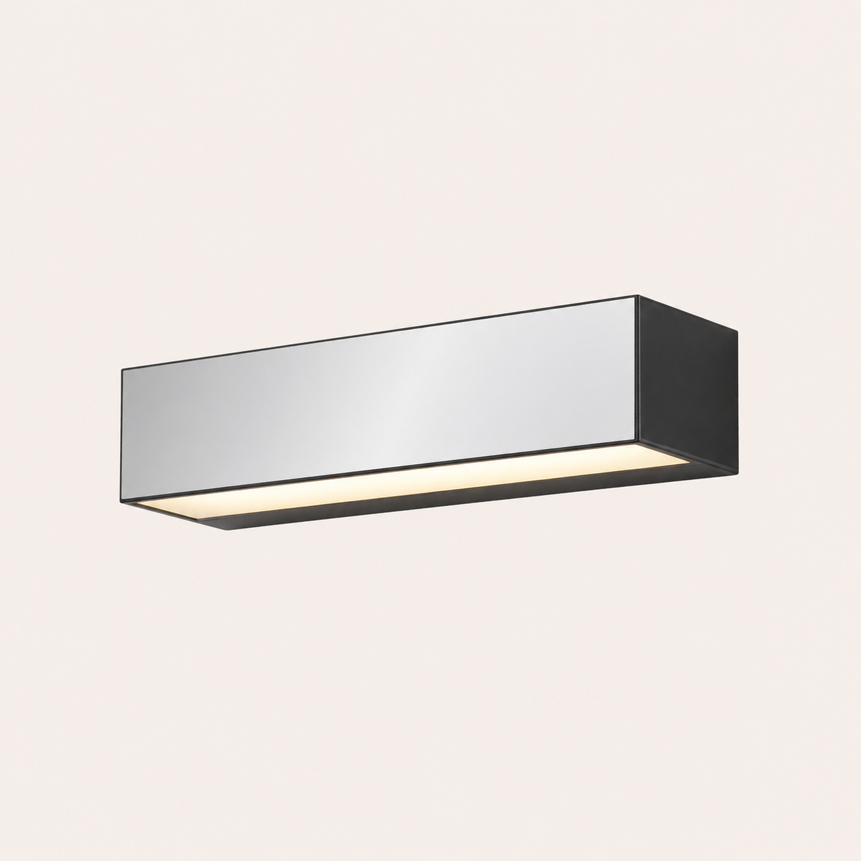 LED Wandleuchte Schmal IP44 – Linear, Metall, Badezimmer geeignet, Spiegelfront